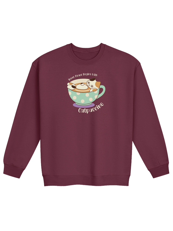 Catpuccino Cat - Unisex Adult Sweatshirt product image (1)