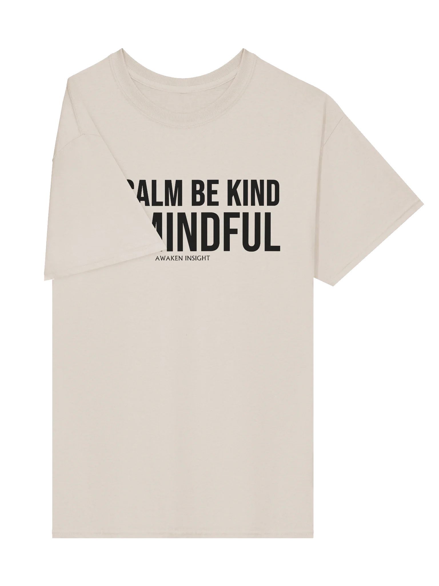 BE MINDFUL T-Shirt (Black Print) product image (3)