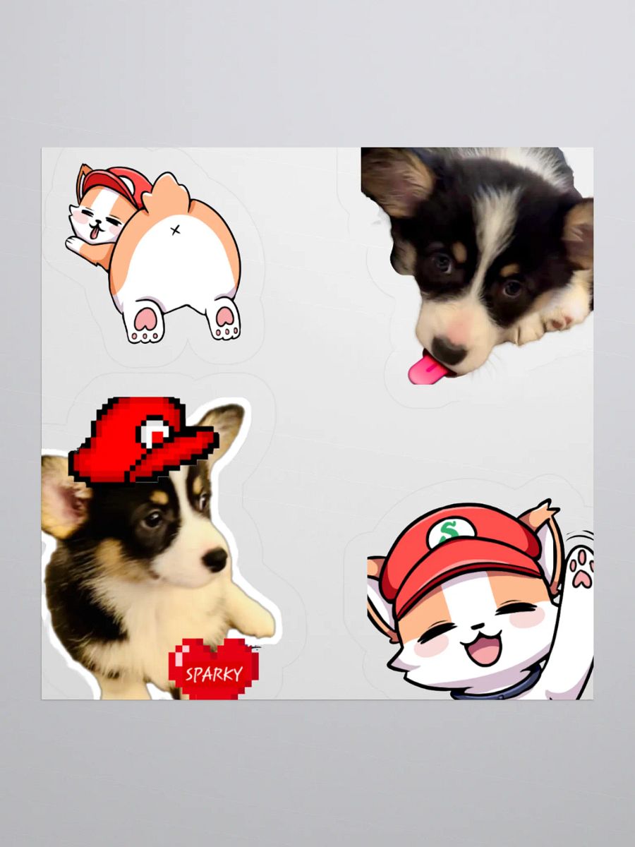 Slayer+Sparky Super Show limited print Kiss cut stickers 4-in-1 (up to 5.5" square set) product image (1)