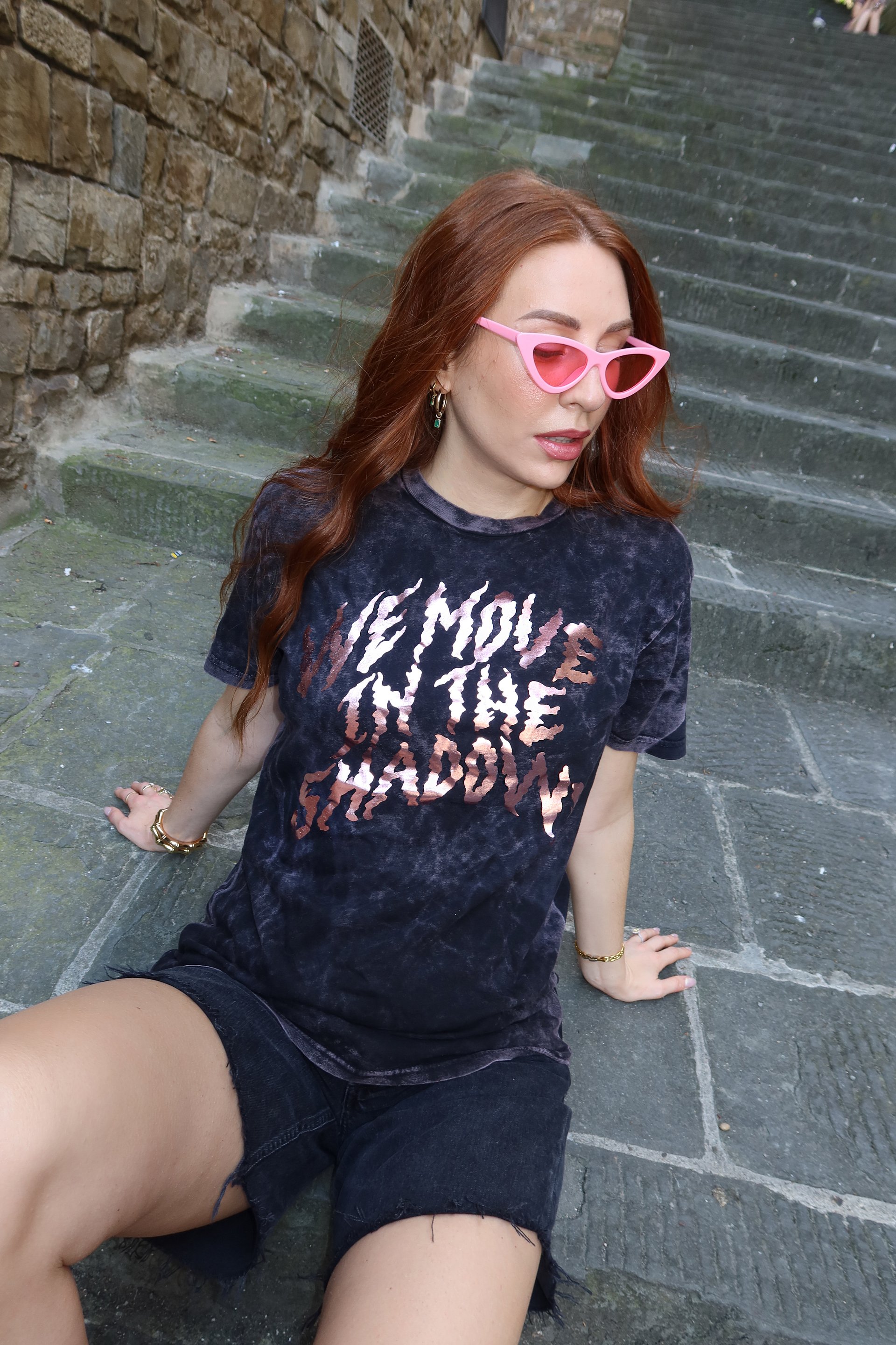 We Move In The Shadows Metallic Foil Tee product image (4)