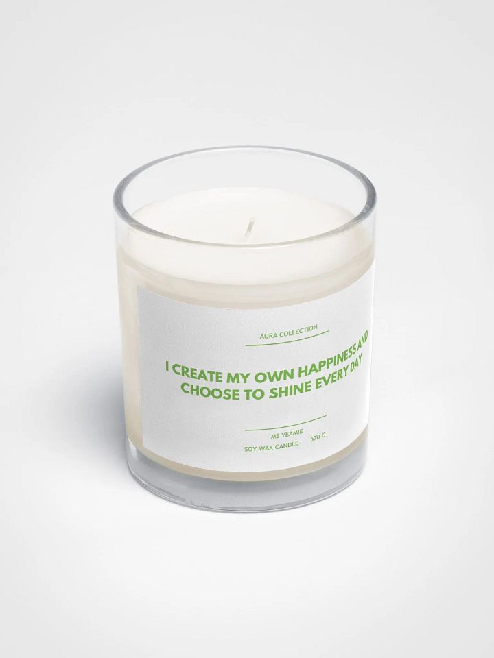 AURA COLLECTION Soy Wax Candle: Create Your Own Happiness product image (2)
