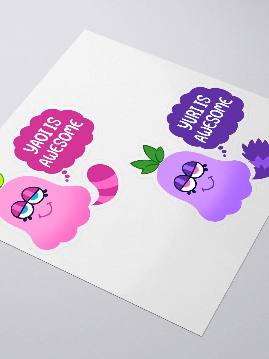 Yaoi + Yuri is Awesome Sticker Set product image (3)