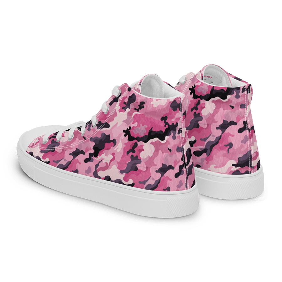 Pink Camouflage Women Sneakers product image (5)