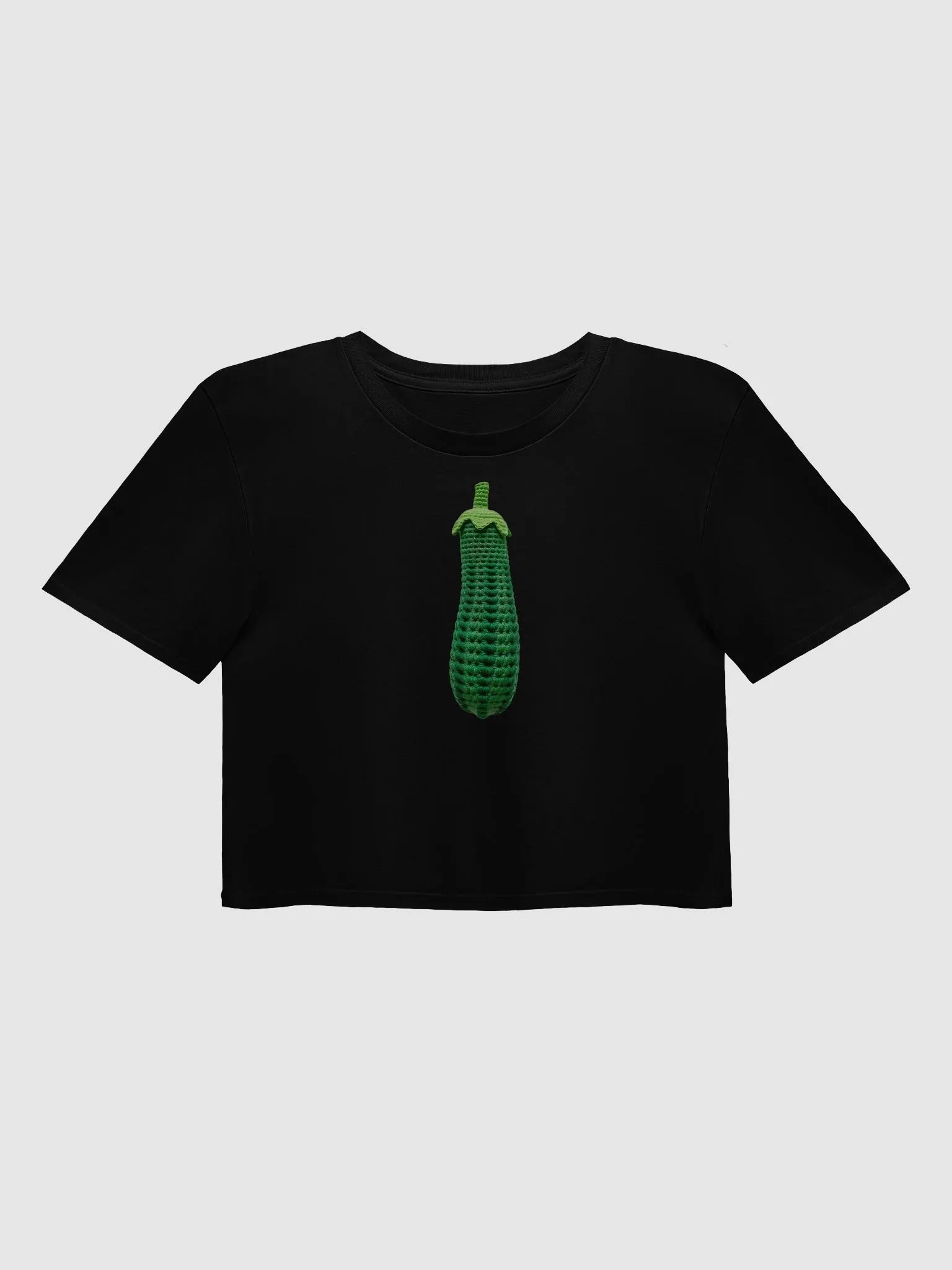 CozyAvocado Women's Premium Zucchini Crop Top #3 product image (1)