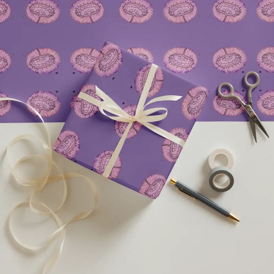 Flower Polka Dots Wrapping: Set of 3 Sheets product image (12)