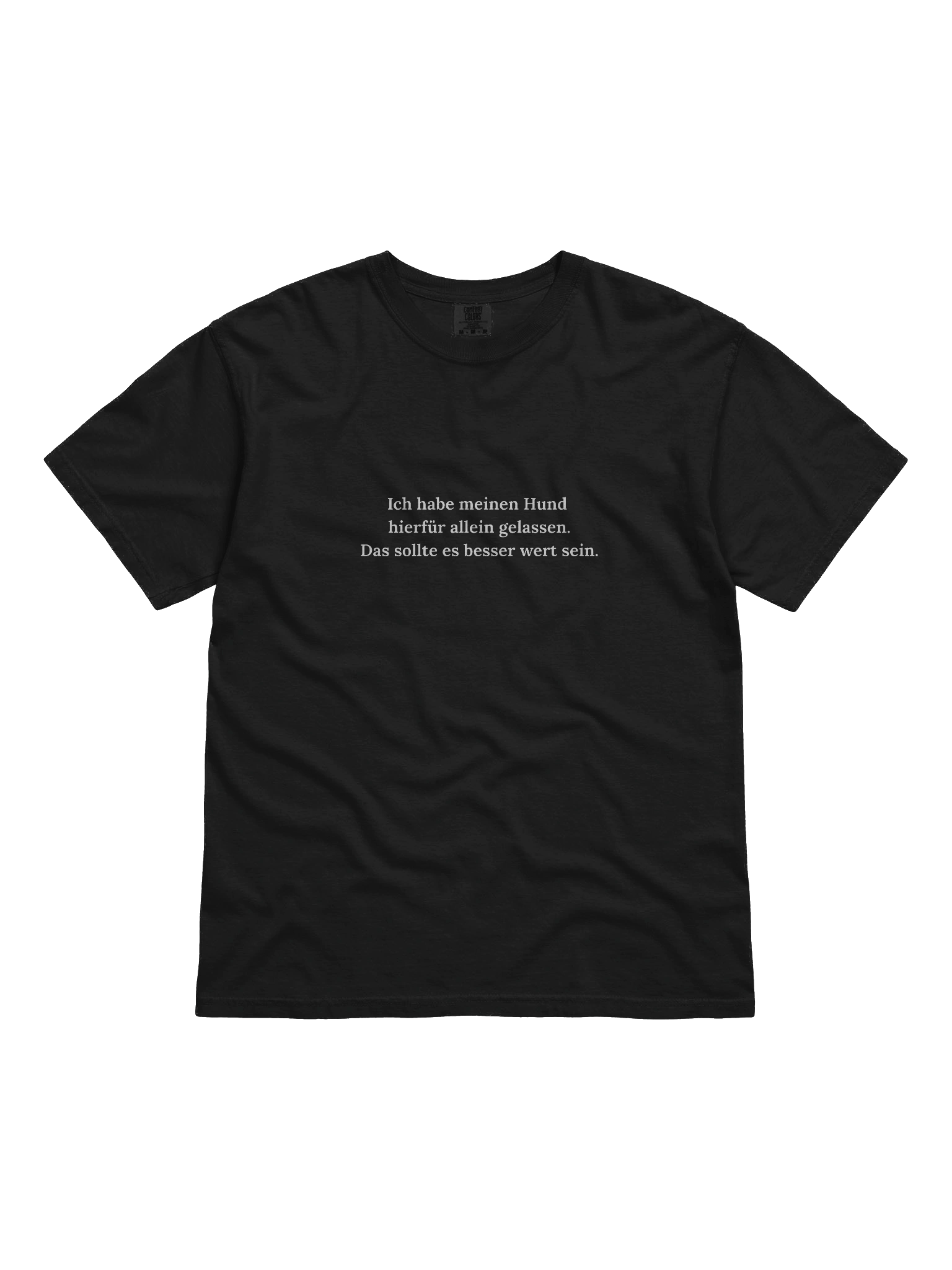 Ich habe meinen Hund T-Shirt product image (3)