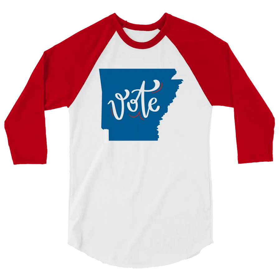 Vote, Arkansas! Baseball T-Shirt product image (18)