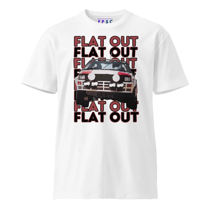 "Flat Out" Rally Poster T-Shirt product image (1)