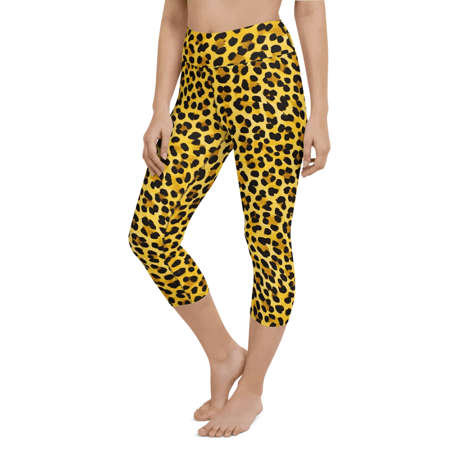 Leopard Reverie Capri Leggings product image (12)