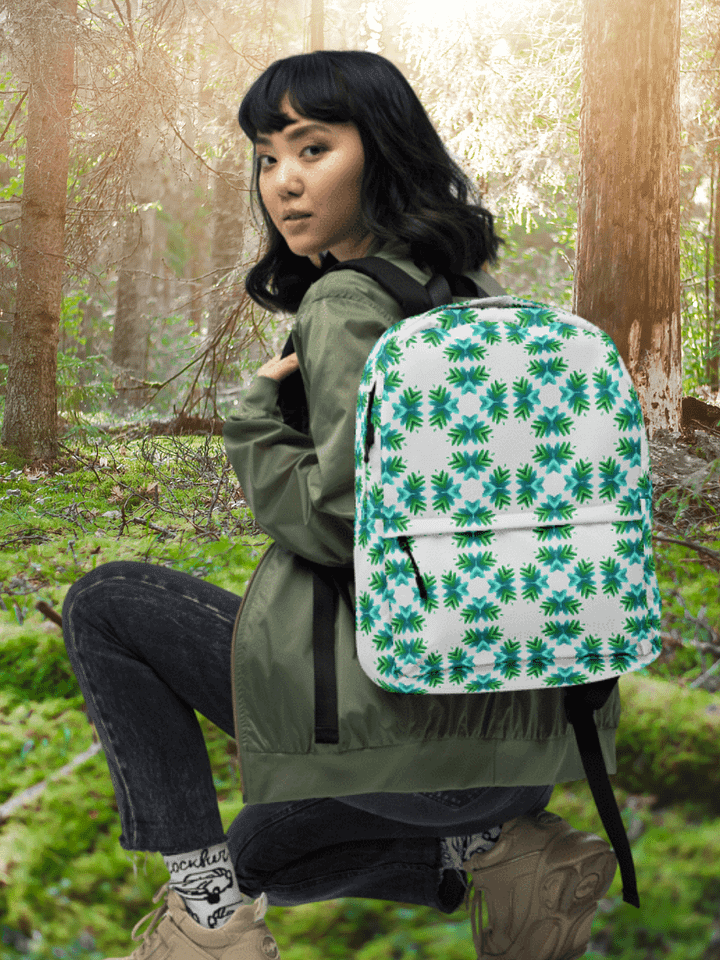 Symmetry Leaf All-Over Backpack product image (1)