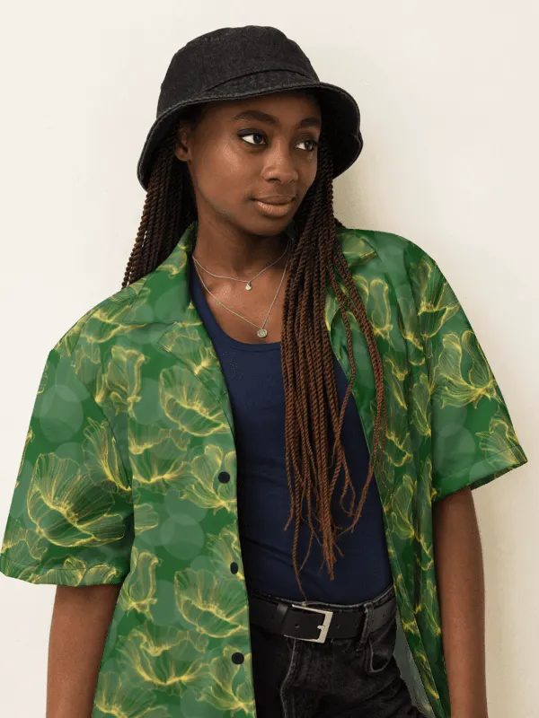 Golden Grove | Unisex Hawaiian Shirt product image (2)