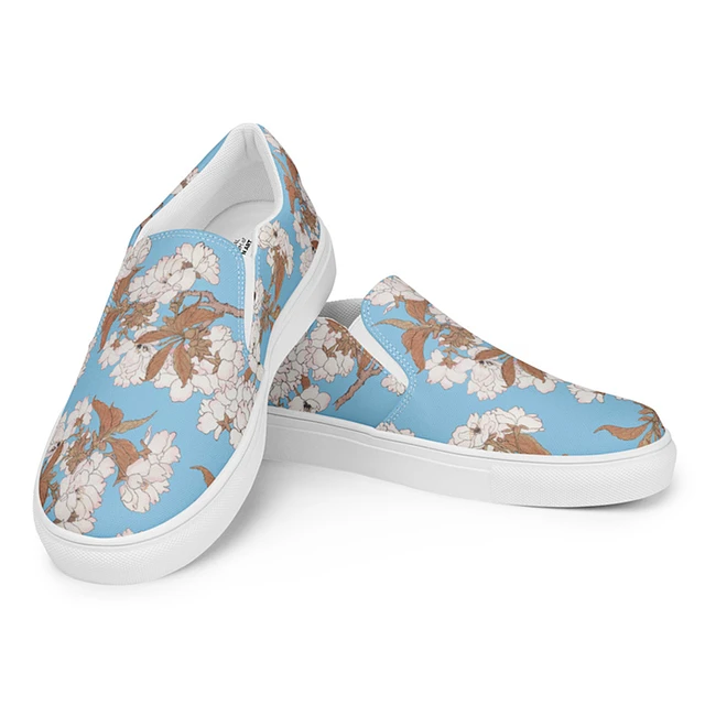 Blossom Branch Slip-on Sneakers (Men’s) Image 1