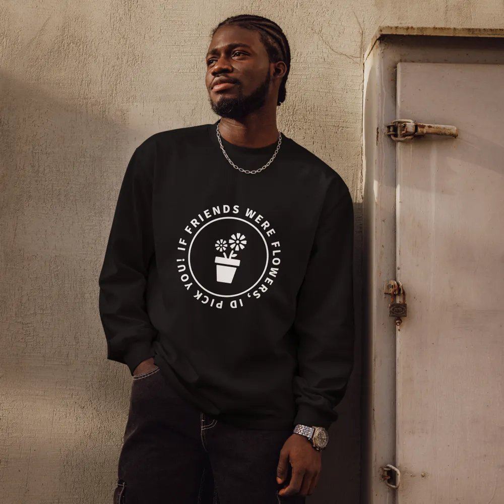 Unisex Premium Heavyweight Long Sleeve If Friends Were Flowers product image (11)