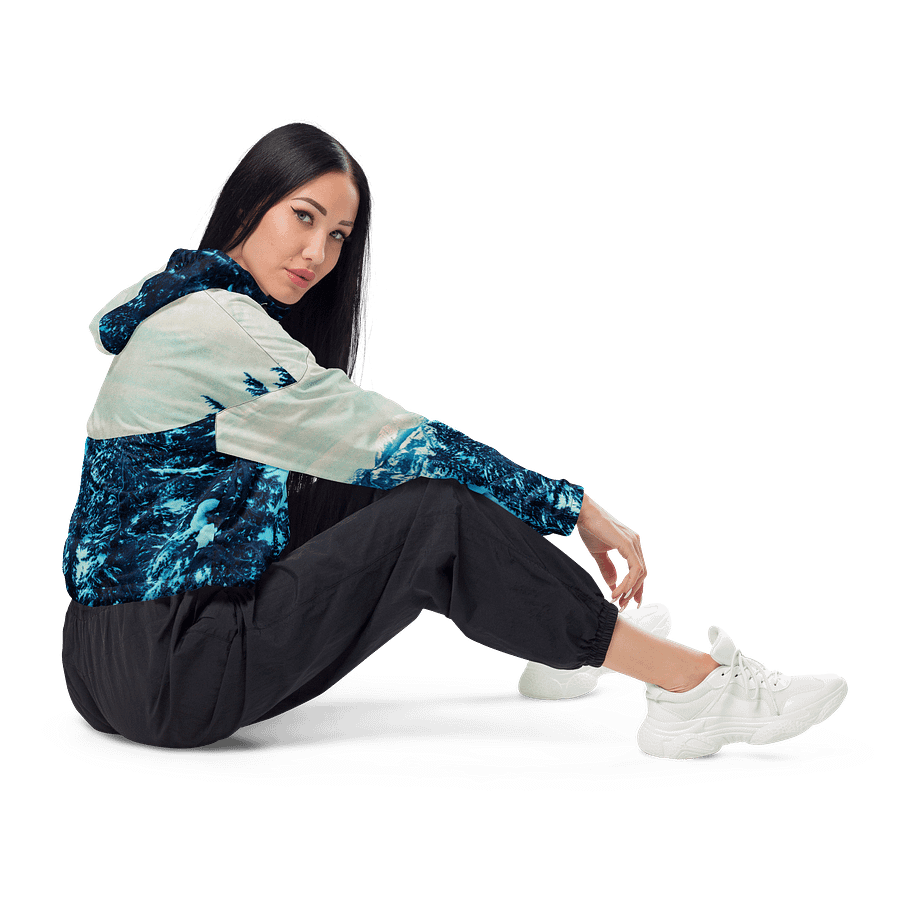 Crater Lake Lomopurple Crop Top Windbreaker product image (4)