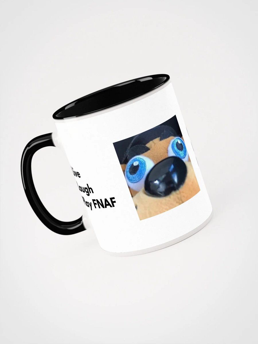 White Live Laugh Play FNAF Mug product image (22)