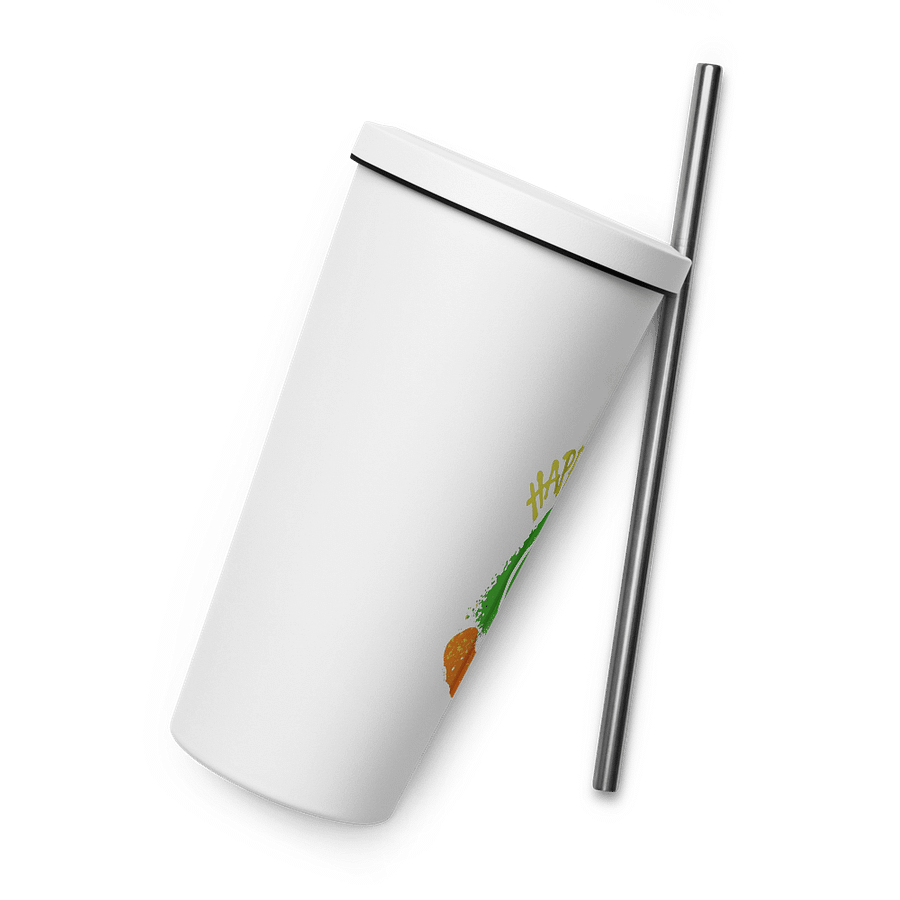 Happy Face: Insulated Cup With Straw product image (9)