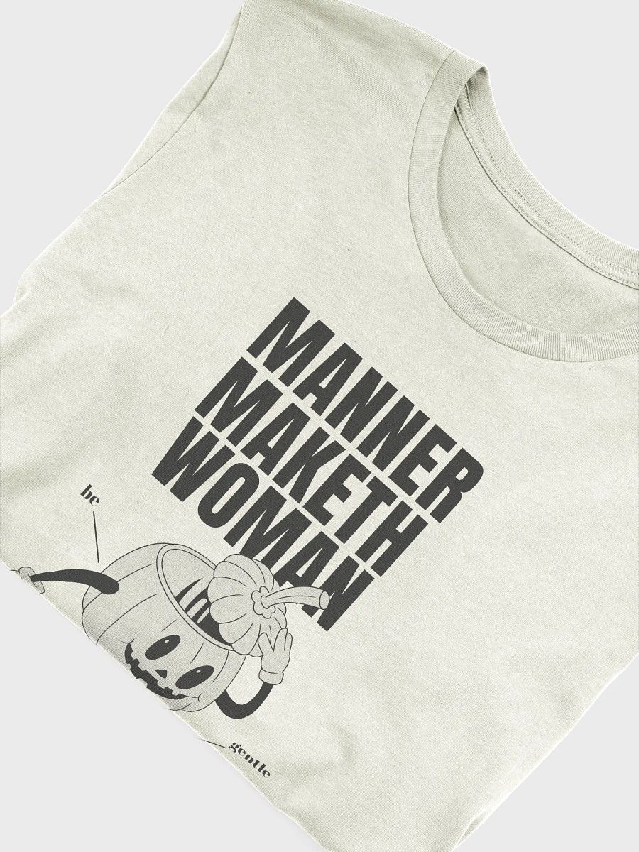 Manner makes woman retro T-shirt, pumpkin Halloween funny Tee classic style product image (5)