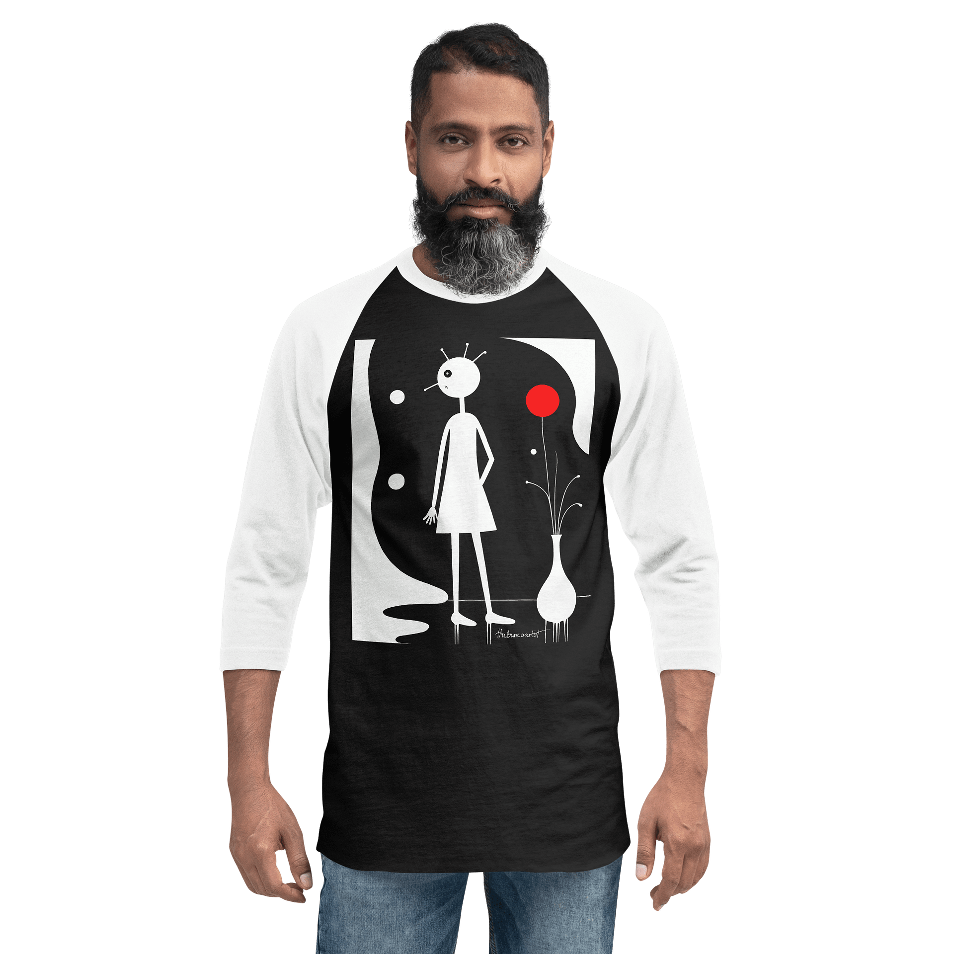 Tultex Fine Jersey Raglan Tee product image (1)