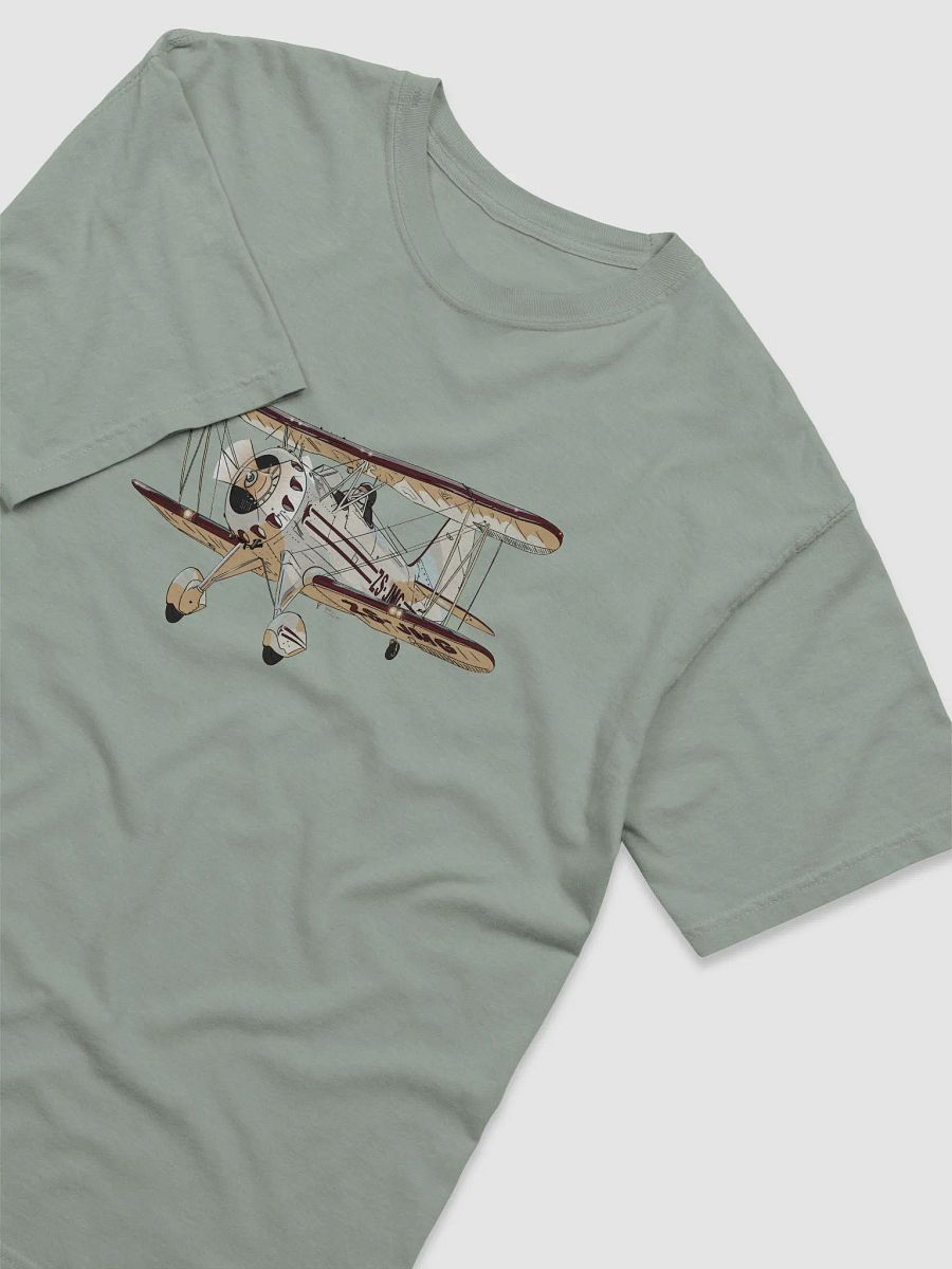 Waco Classic YMF-5 Comfort Aviation Art T-shirt product image (23)
