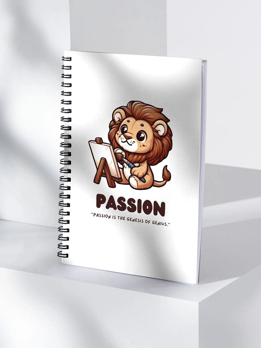 Passion Lion Spiral Notebook product image (4)
