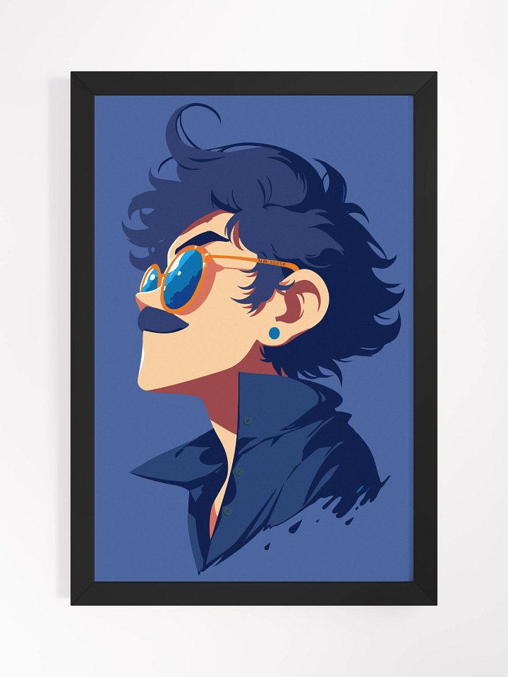 "Null and Shaded" – 12″ x 18″ Framed Poster product image (1)
