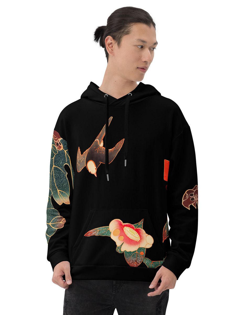 Birds All-Over Print Recycled Unisex Hoodie product image (3)