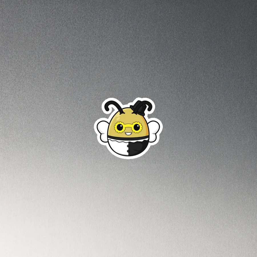 Clown bee magnet product image (4)