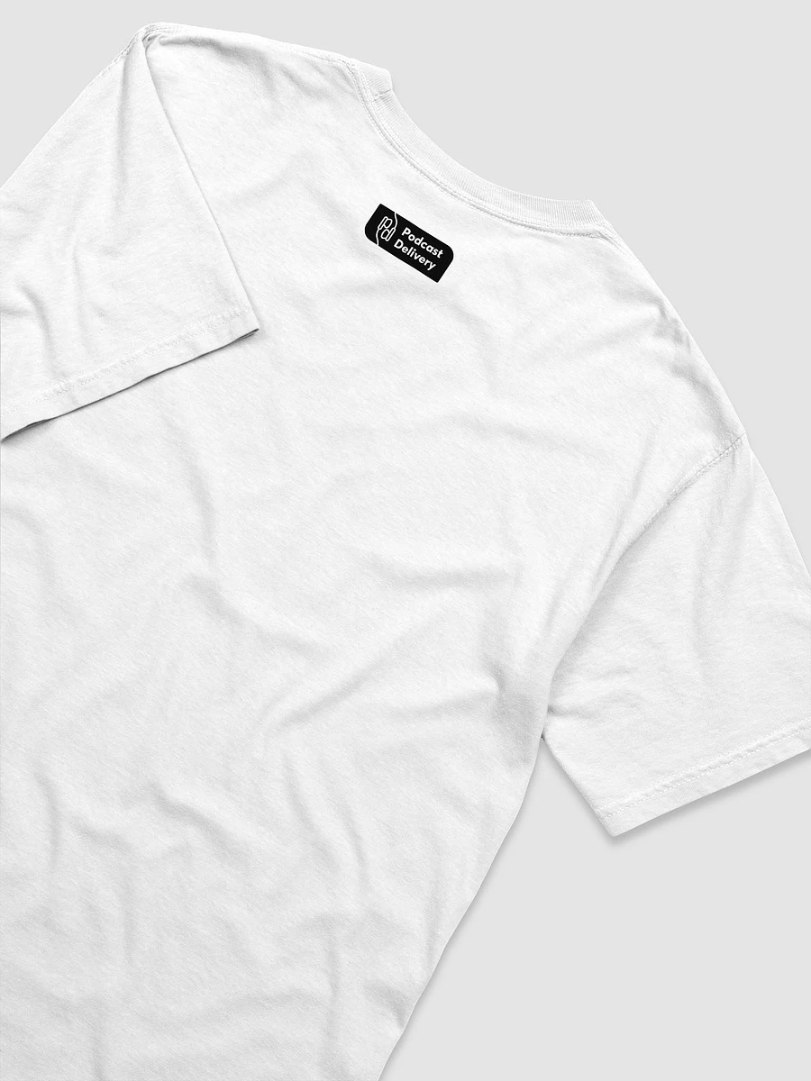 I listen to podcasts tee – White (circle) product image (4)