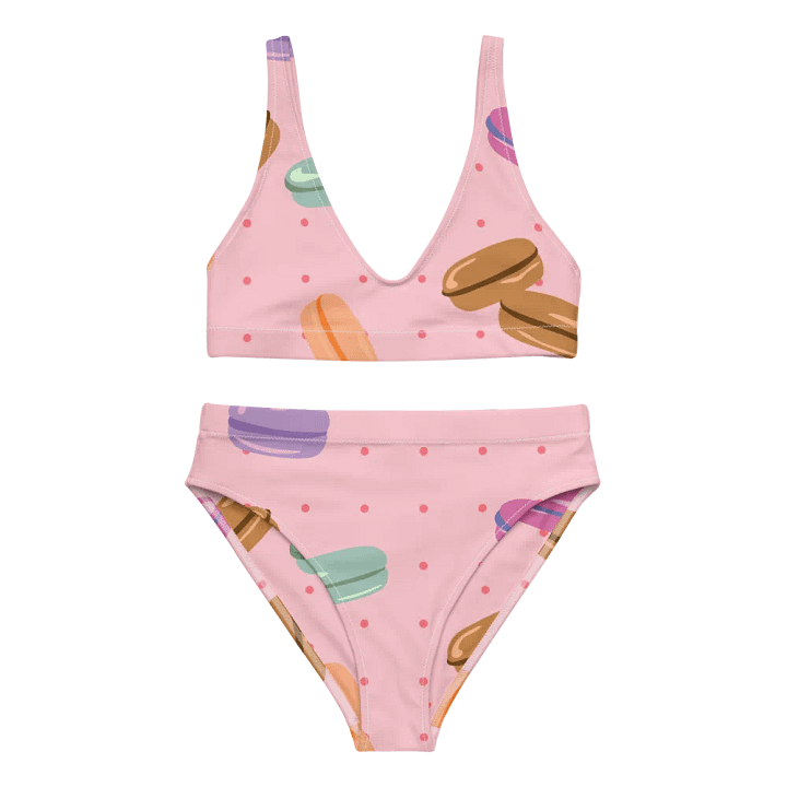 Colorful Macaron Delight High-Waisted Bikini product image (1)