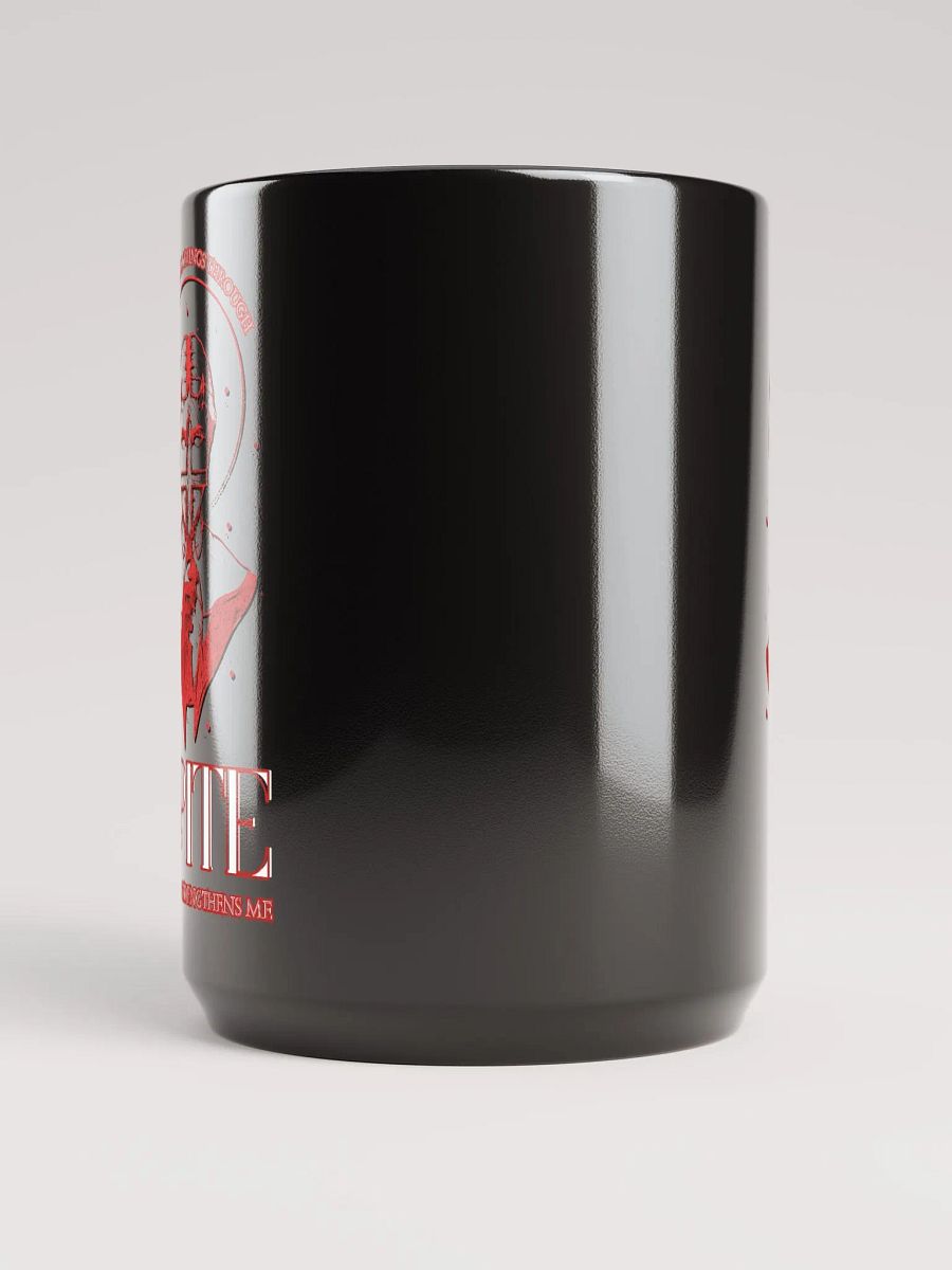 SPITE black glossy mug product image (2)