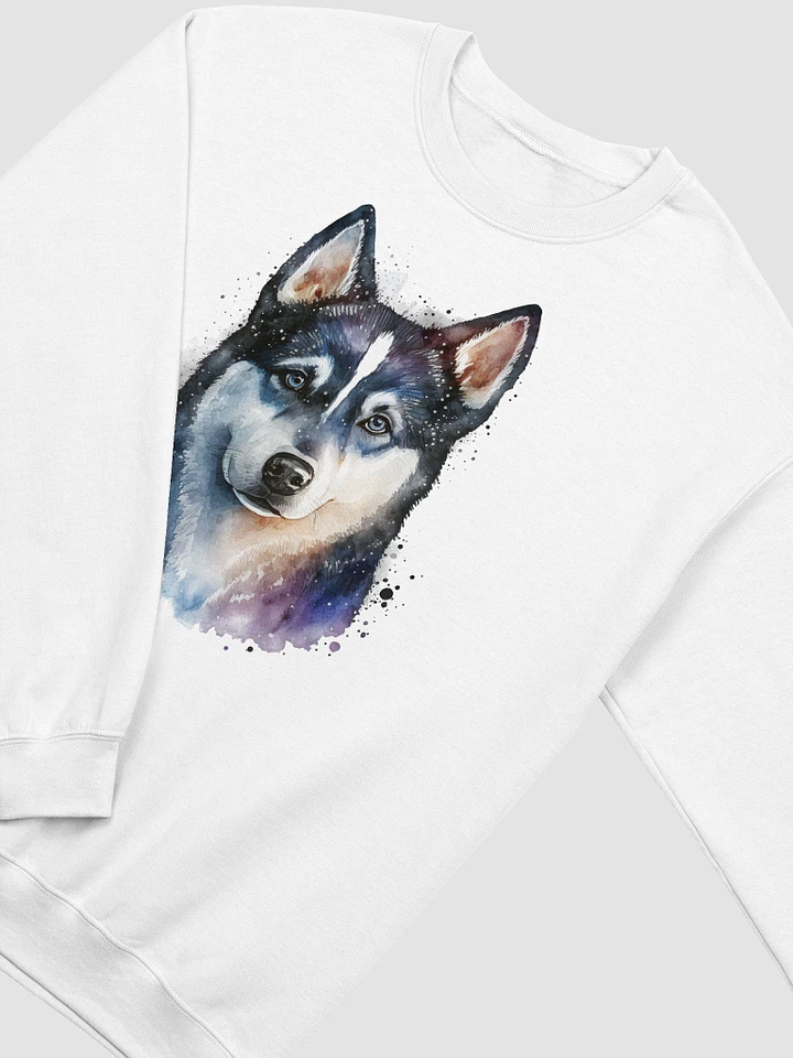 Watercolor Siberian Husky Crewneck Sweatshirt product image (21)