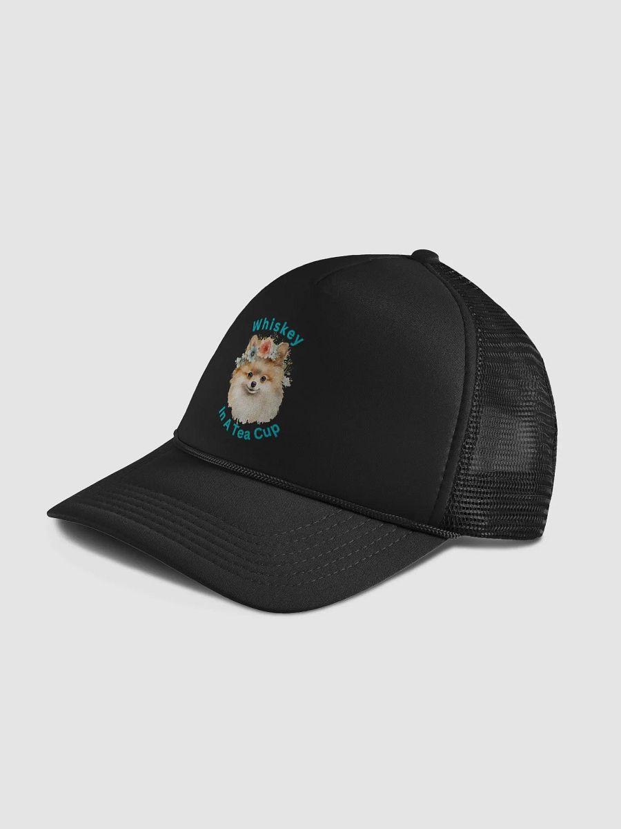 Floral Crown Pup Foam Trucker Hat product image (4)