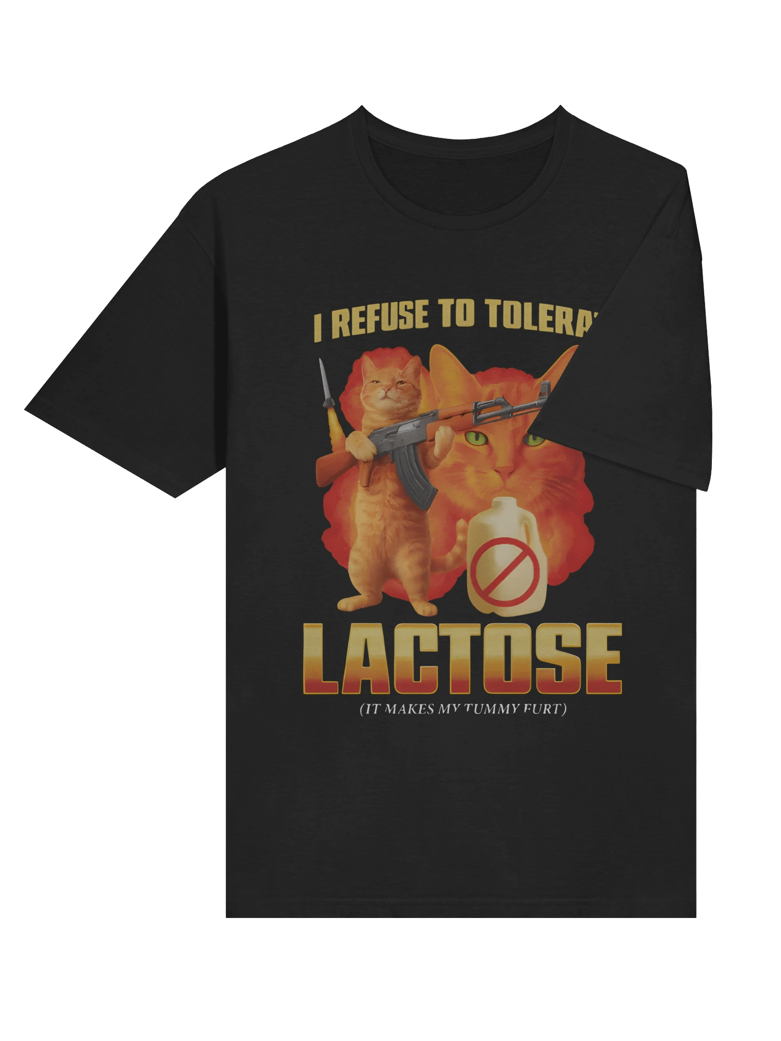 I Refuse To Tolerate Lactose It Makes My Tummy Hurt T-Shirt product image (4)