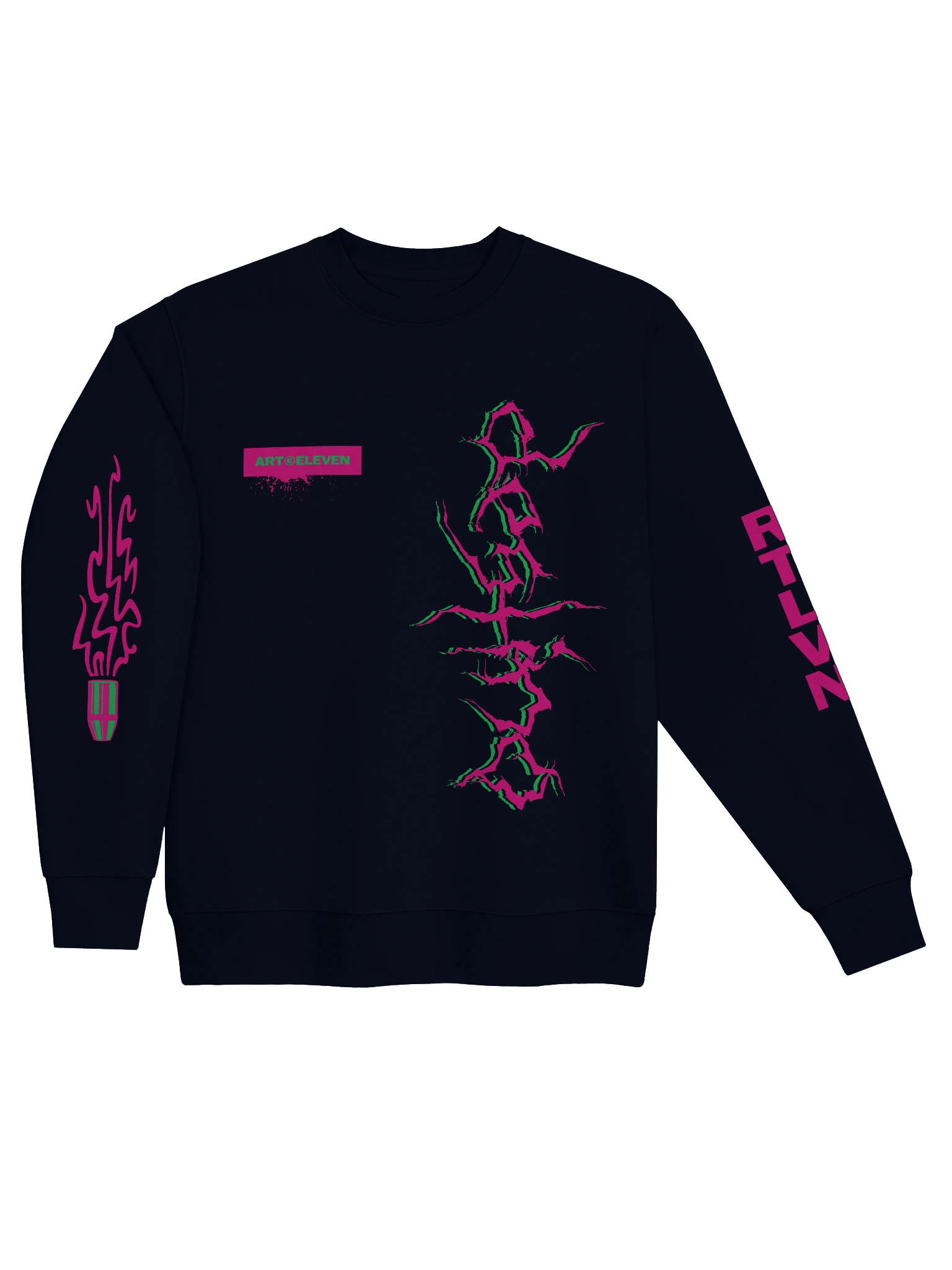 "Destino" Sweatshirt: Neon Vibes by Art Eleven® ✨🚀 product image (9)