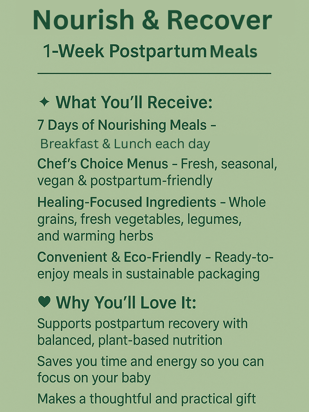 Nourish & Recover 1 week Meal Plan product image (2)