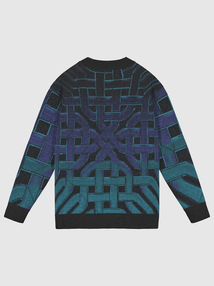 Blue and Black Celtic Knot Cardigan product image (9)