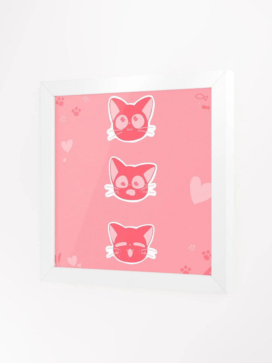 Valentine's Cat - Framed Matte Poster product image (3)