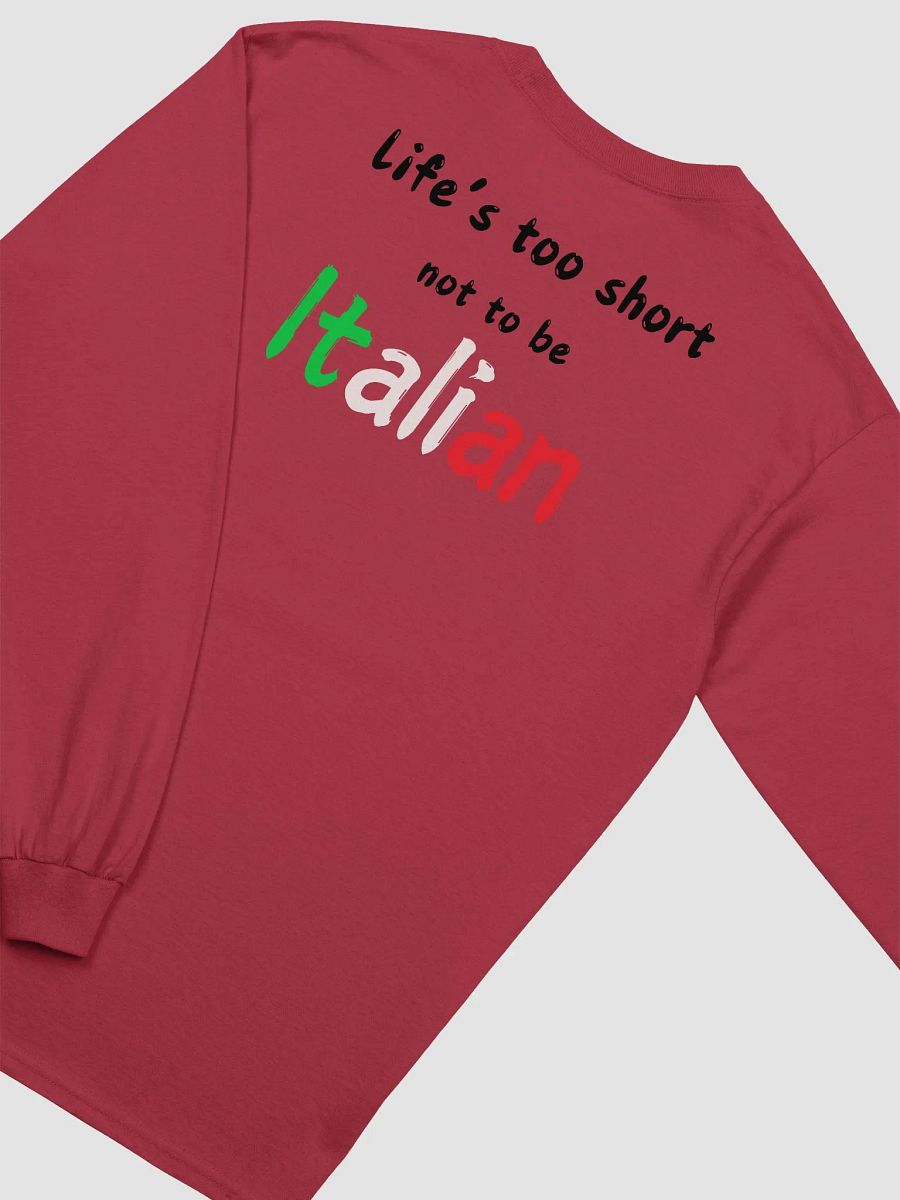 Italian Flag Long Sleeve Tee product image (17)