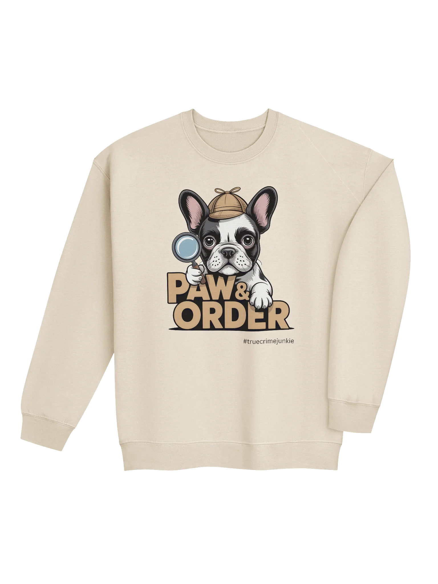True Crime Junkie French Bulldog Lover Sweatshirt product image (17)
