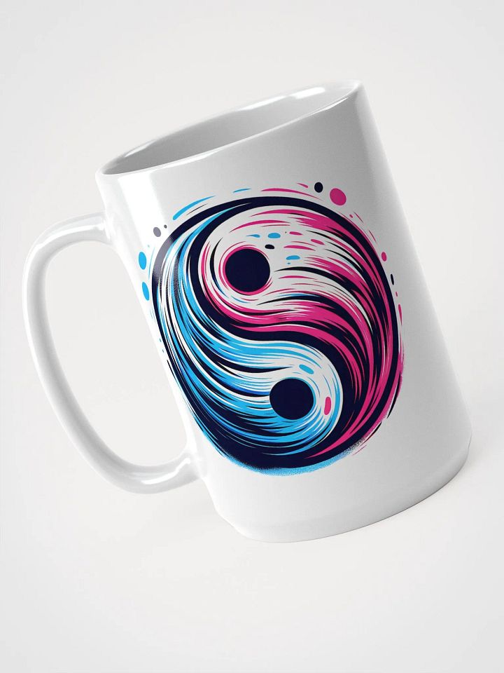 Graffiti Yin Yang Coffee Mug – Sip in Vibrant Harmony 🎨 product image (2)