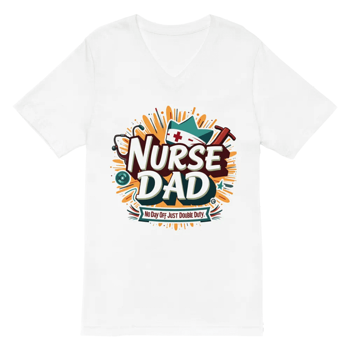 Nurse Dad Double Duty V-Neck Tee product image (2)