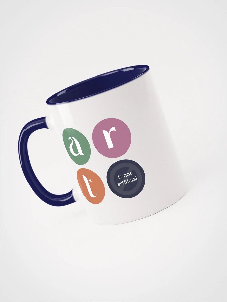 Art is not Artificial Ceramic Mug product image (12)