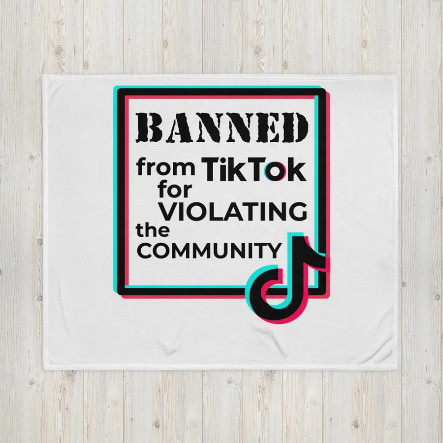 banned from TikTok throw blanket product image (16)