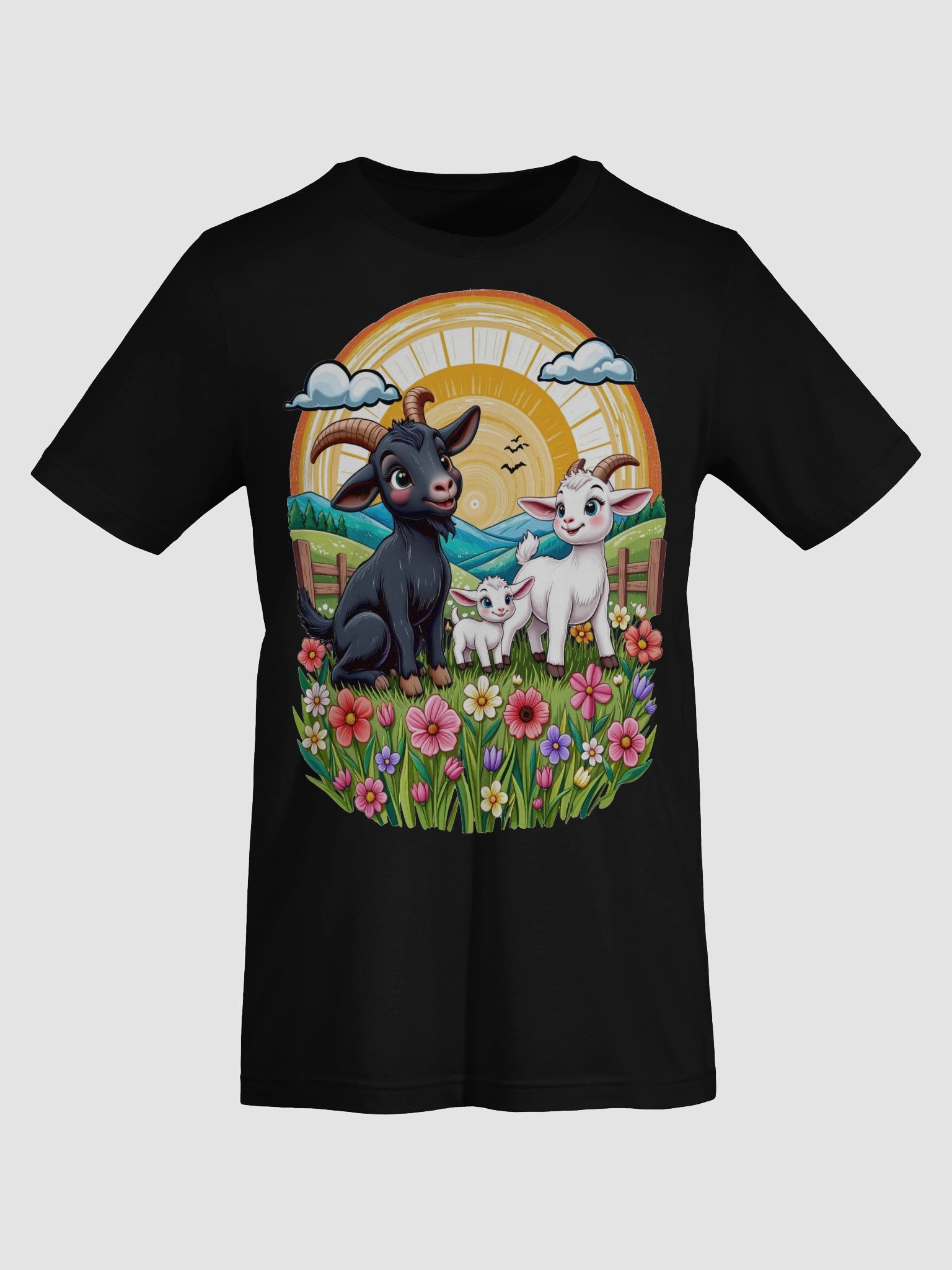 Cheerful Goat Trio Tee product image (63)