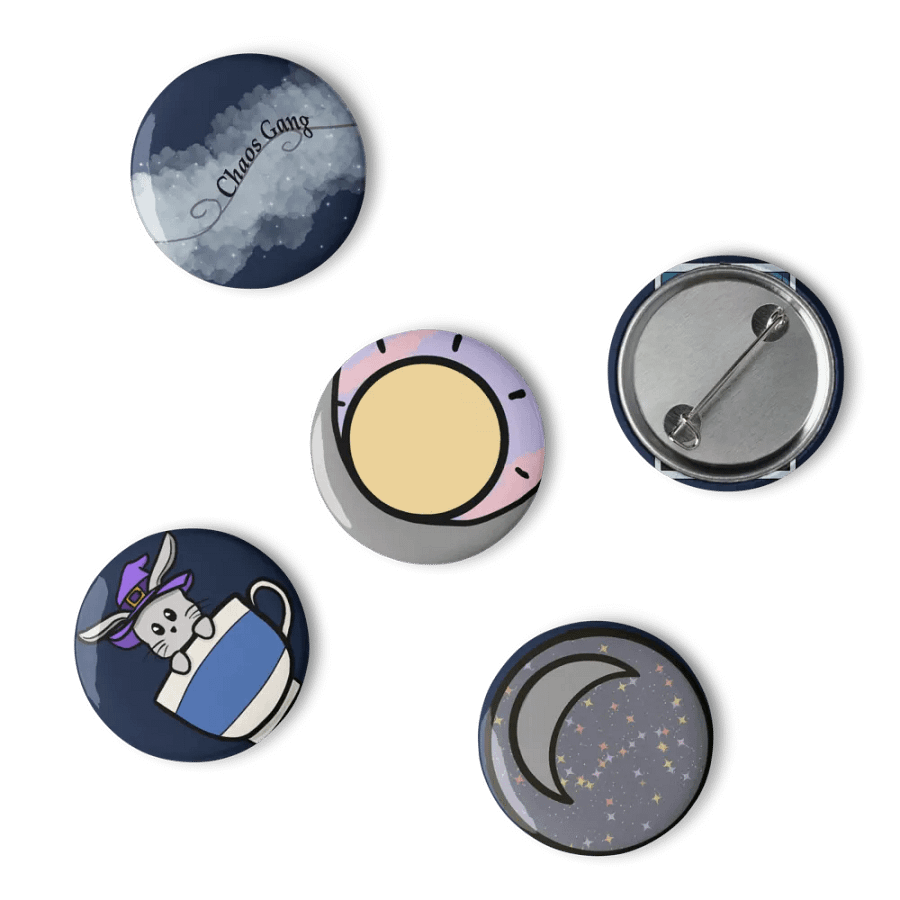 Whimsical Chaos Gang Pin Button Set product image (6)