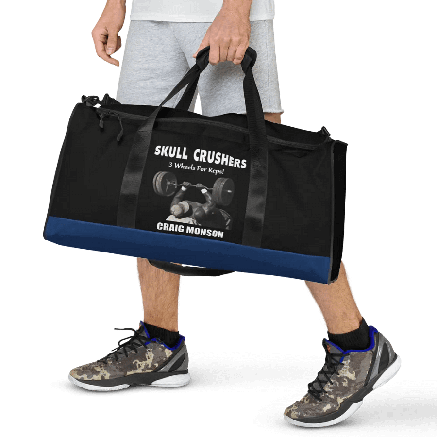 Craig Monson Three Wheels For Reps! Duffle Bag product image (9)