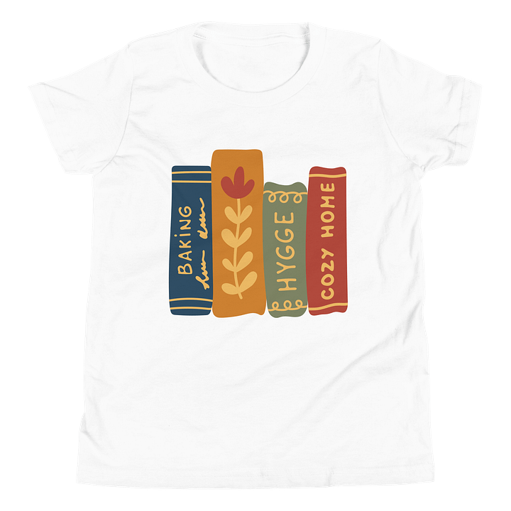 Whimsical Bookworm Youth T-Shirt product image (1)