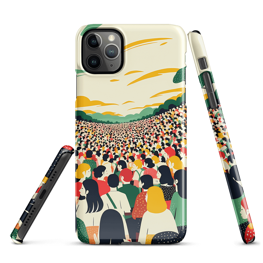 Unity in Diversity Crowd Art Snap Case for iPhone® product image (3)