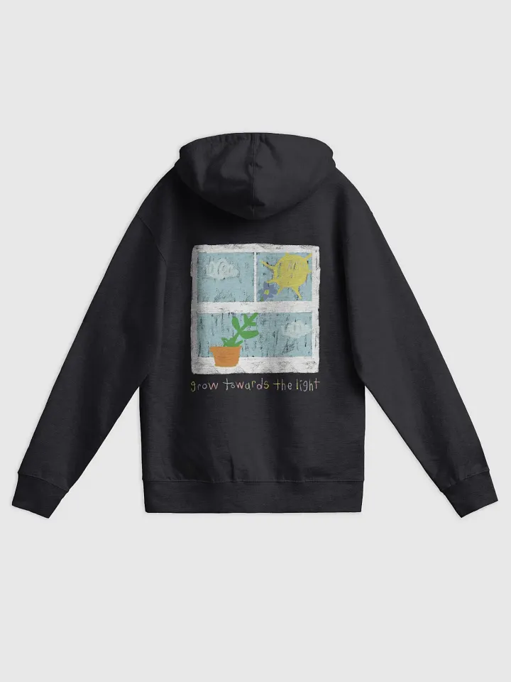 grow towards the light zip up hoodie :) product image (2)