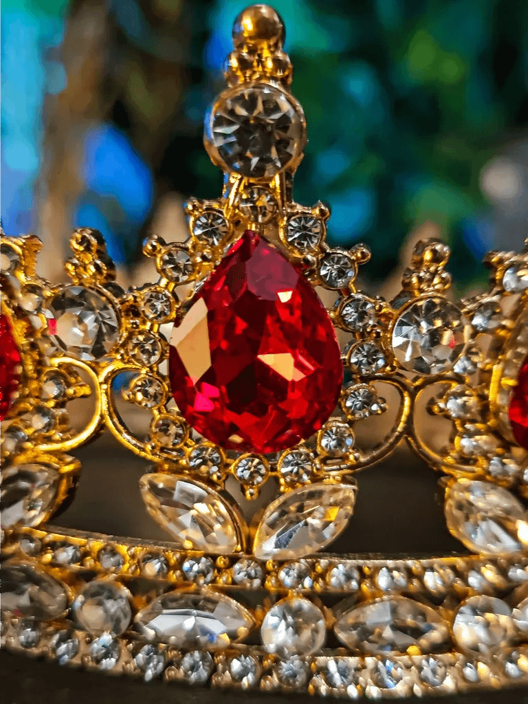 The Armored Kingdom Ruby Red Queens Crown (Gold) product image (3)